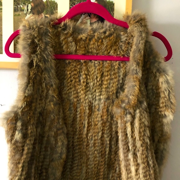 Rabbit fur vest - Picture 4 of 6